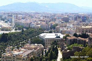 021- Malaga vue du Gibralfaro
